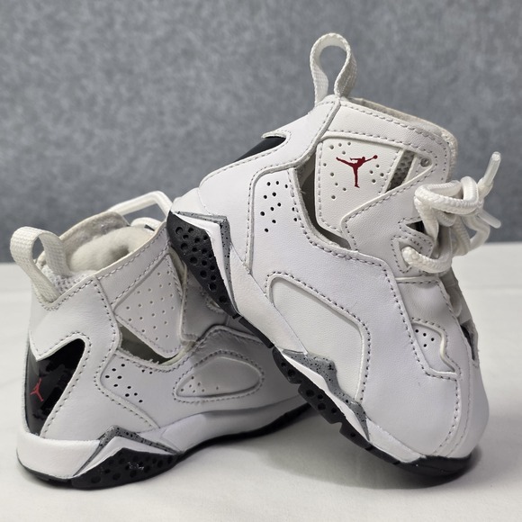 Jordan Other - Air Jordan True Flight TD in the White/Gym Red/Black-Wolf Grey - Baby Size 4C